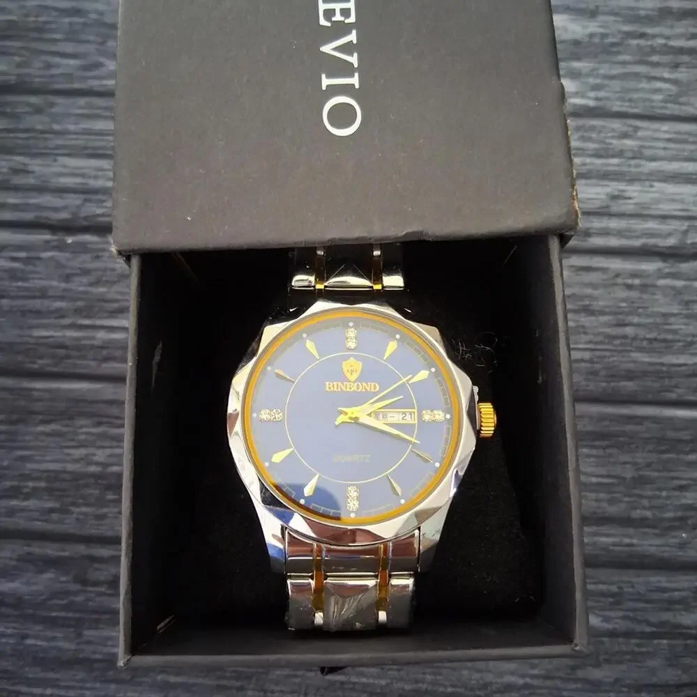 Gold‎ and Silver Men's Watch